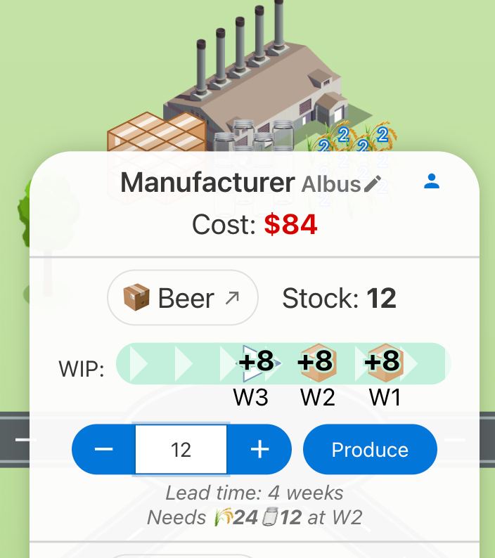 Manufacturer with components needed at W2